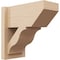 Ekena Millwork 7 1/2-in W x 14-in D x 14-in H Funston Slat Rough Cedar Woodgrain TimberThane Outlooker, Primed Tan OUTUR075X14X14FST24RCPR - alternate 1